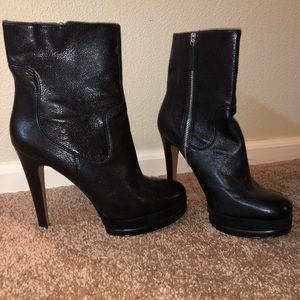 Nine West Leather black boots 9.5